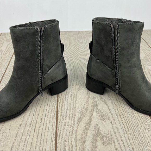 Style & Co Women's Orleyy Zip Dress Booties 6M Dark Grey MC - Picture 5 of 9